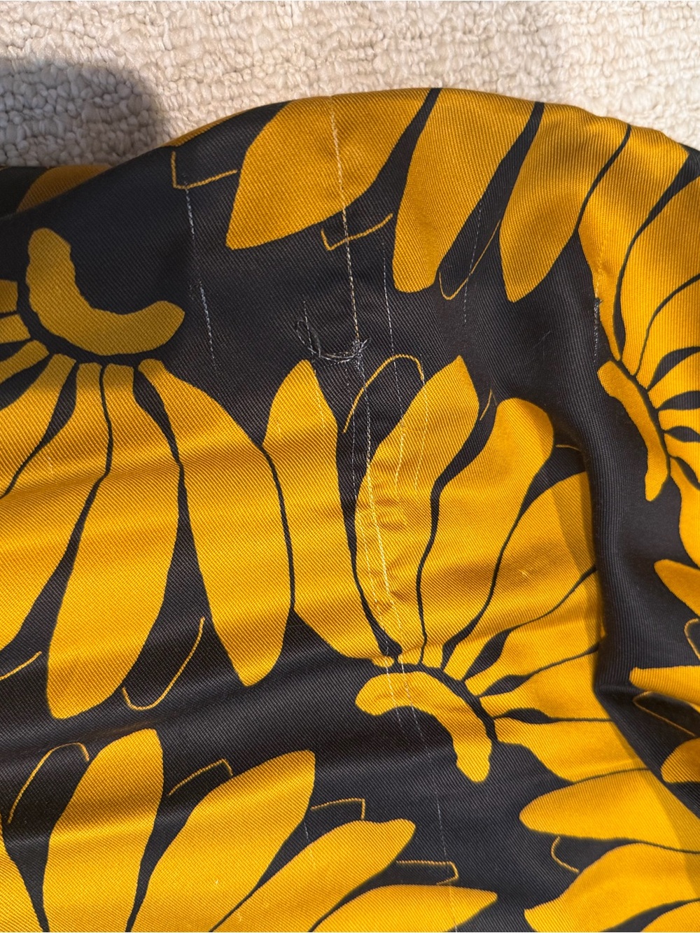 FARM Rio Strapless Black and Mustard Jumpsuit - Picture 6 of 10